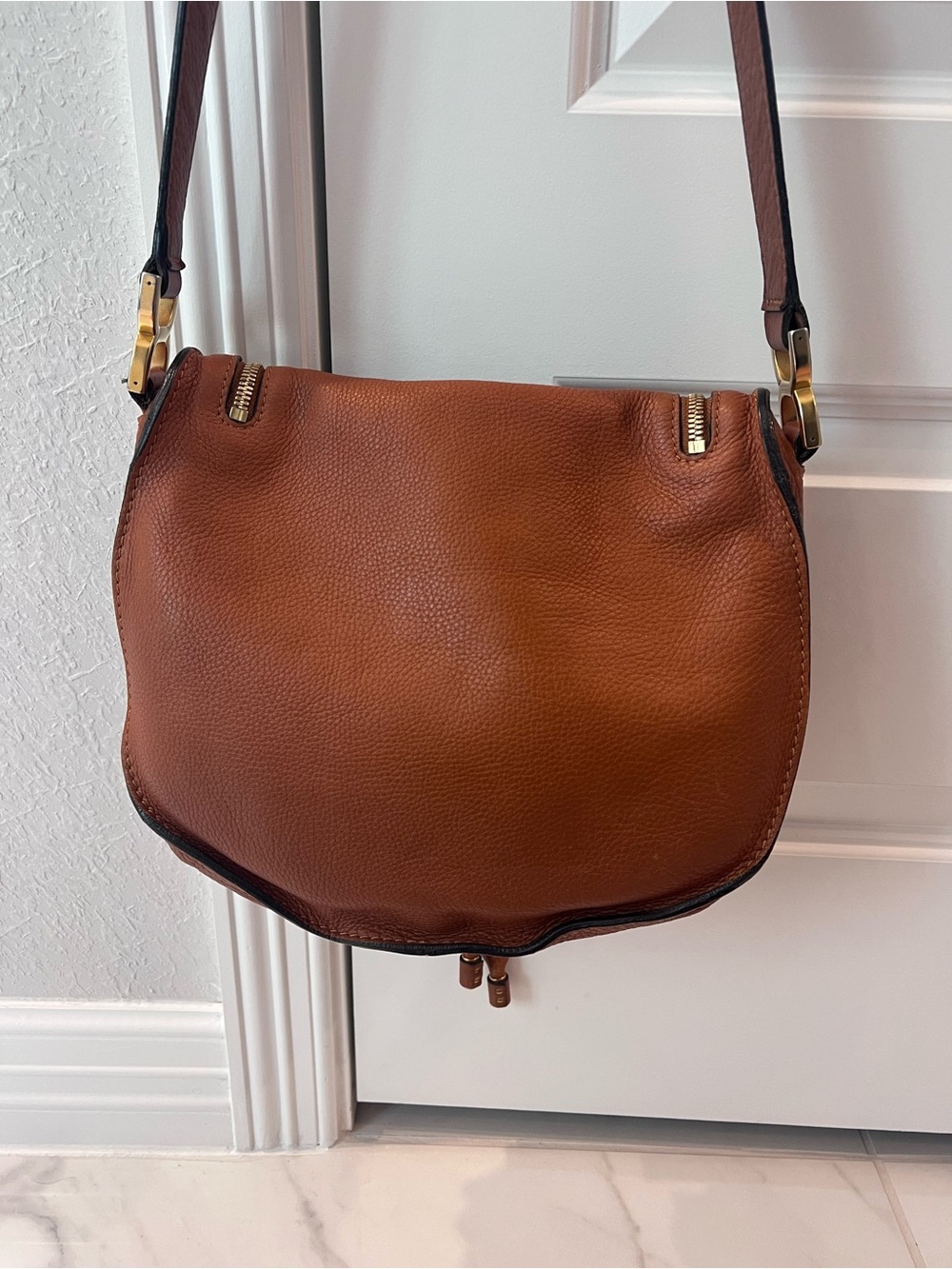 Chloe - Marcie Saddle Bag, Very Good Condition, leather and interior like new! - Picture 12 of 12